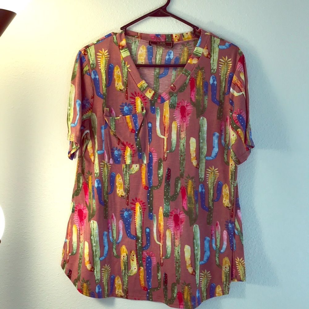 Fun Cactus boutique top